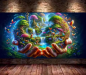 Preview: Diamond Painting Regenwald mit Kaskade